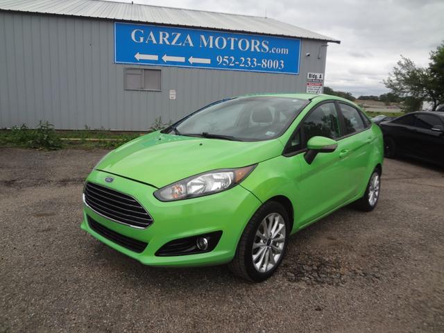 Green 2014 Ford Fiesta SE Sedan Front-Wheel Drive Automatic