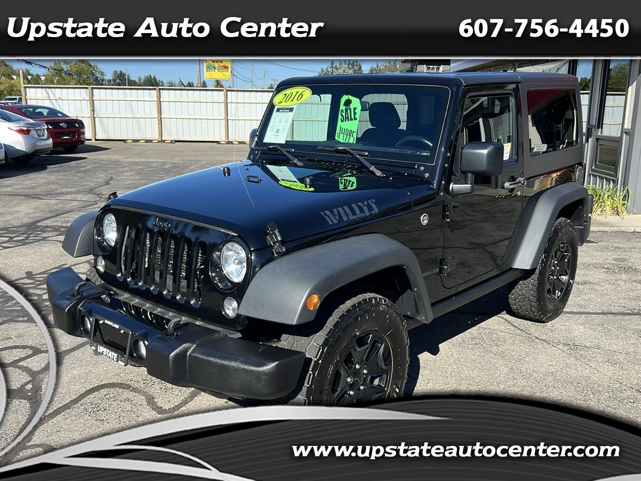 Jeep Wrangler 4WD 2dr Willys Wheeler 2016