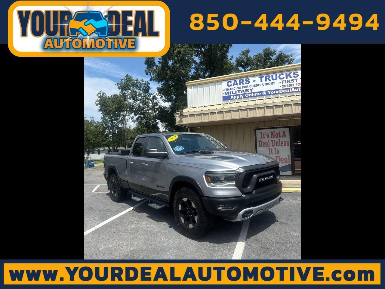 2020 RAM 1500 Rebel 4x4 Quad Cab 6'4" Box