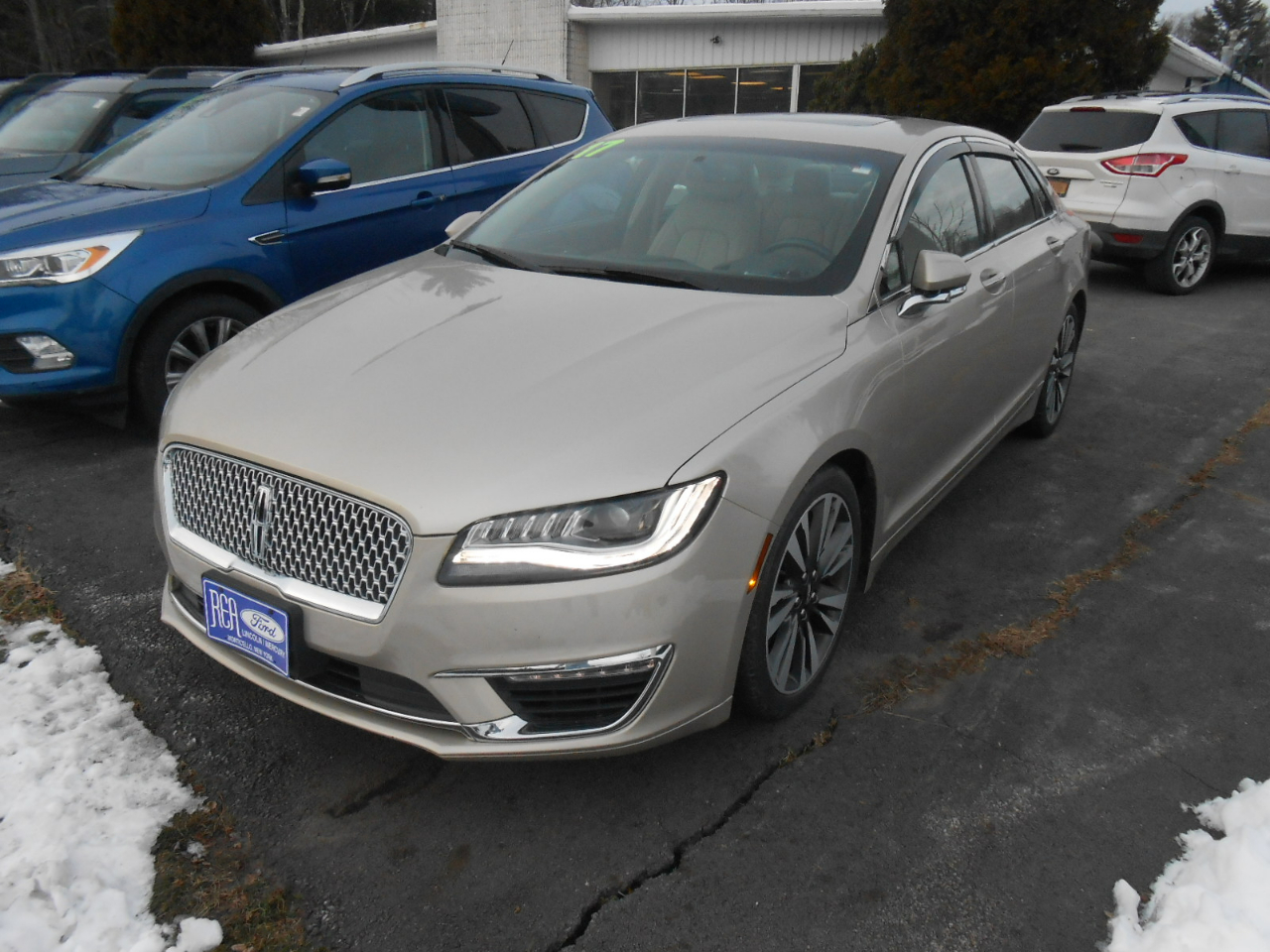 Used 2017 Lincoln MKZ Select with VIN 3LN6L5DCXHR614466 for sale in Monticello, NY