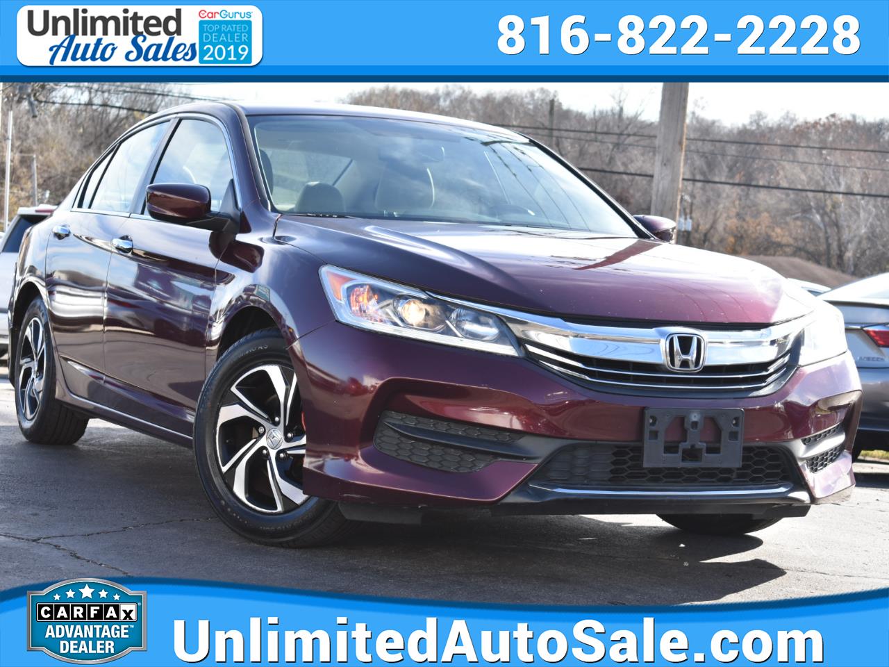 2017 Honda Accord LX Sedan CVT