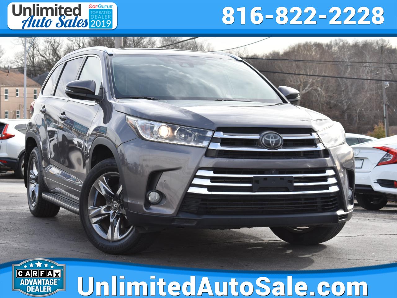 Toyota Highlander Limited FWD V6 2018