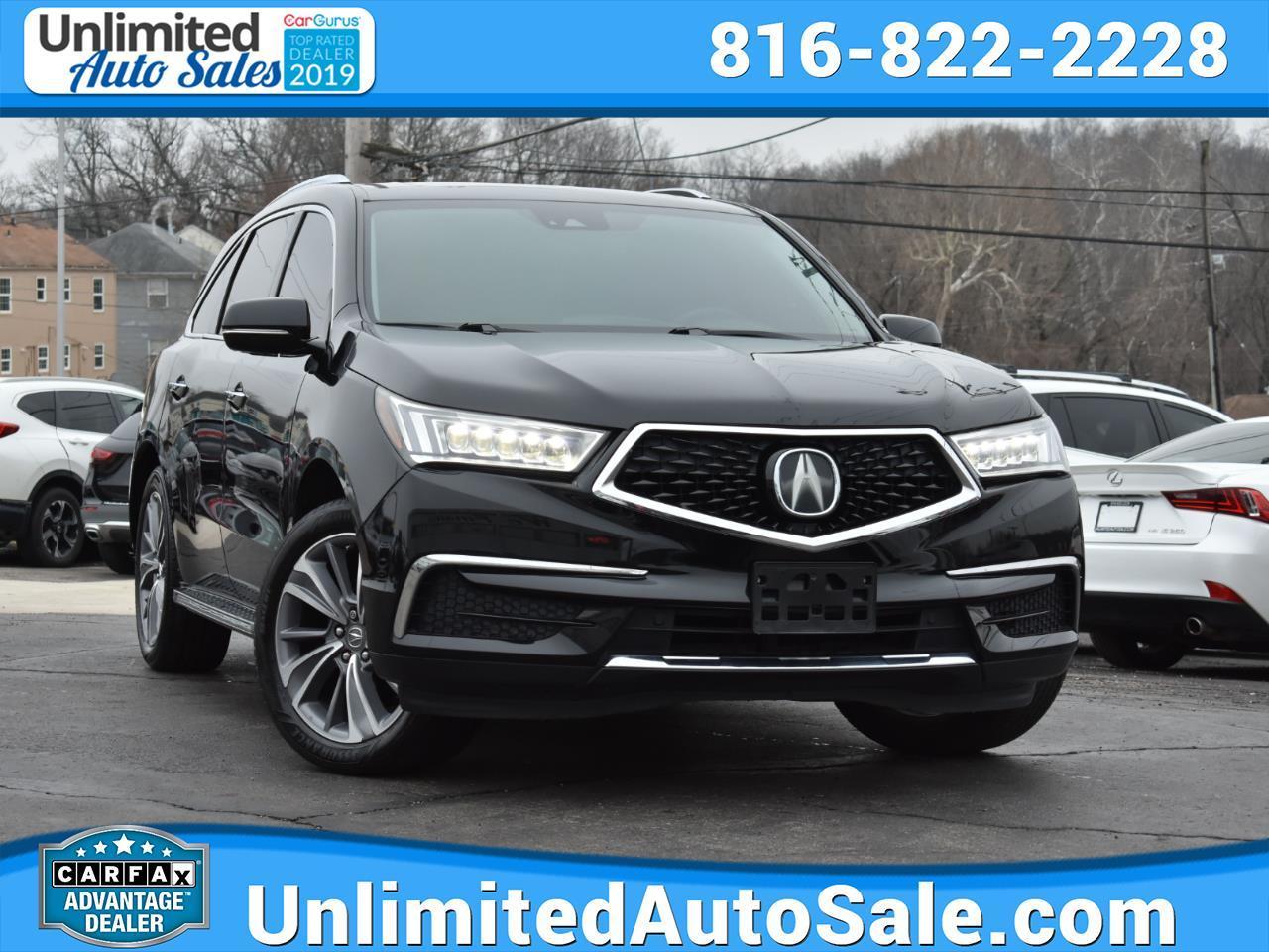 Acura MDX 9-Spd AT w/Tech Package 2017