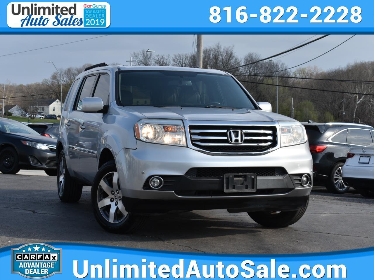 Honda Pilot Touring 4WD 5-Spd AT with DVD 2015