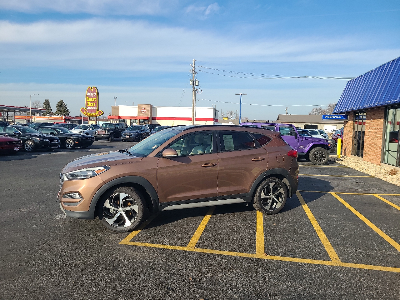 Used 2017 Hyundai Tucson VALUE AWD for Sale in Galesburg IL 61401 City