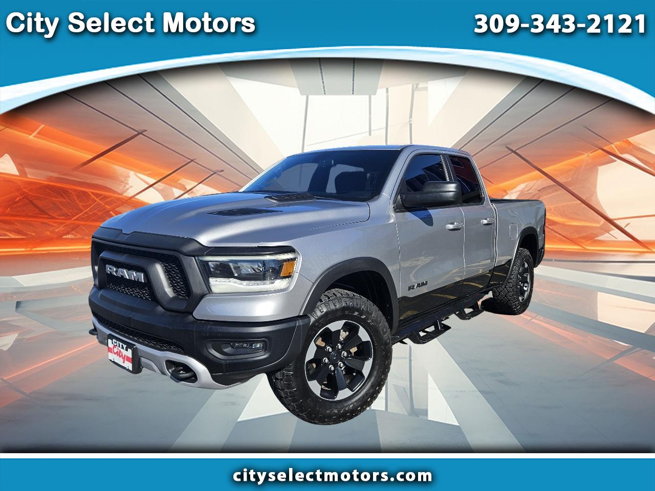 2019 RAM 1500 REBEL 4X4 QUAD CAB 6'4" B