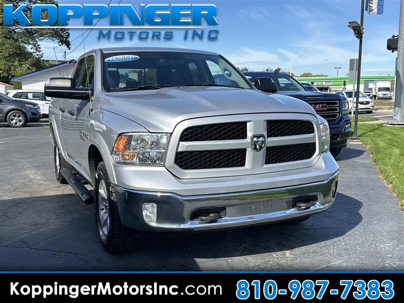 2017 RAM 1500 4WD Quad Cab 140.5" Outdoorsman