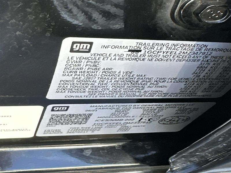 Chevrolet Silverado 1500  2021