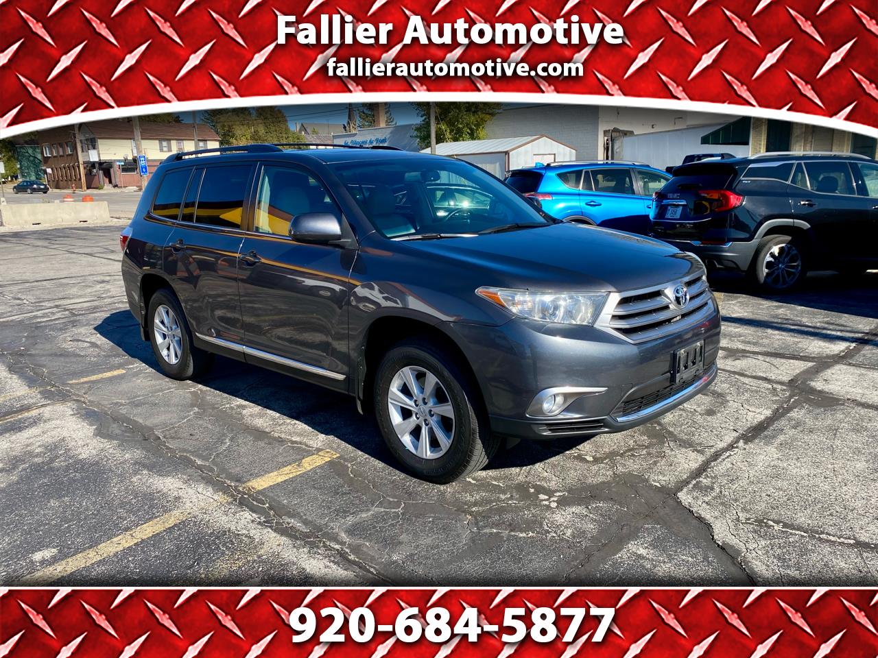 Toyota Highlander SE AWD V6 2013 Toyota Highlander SE AWD V6 2013