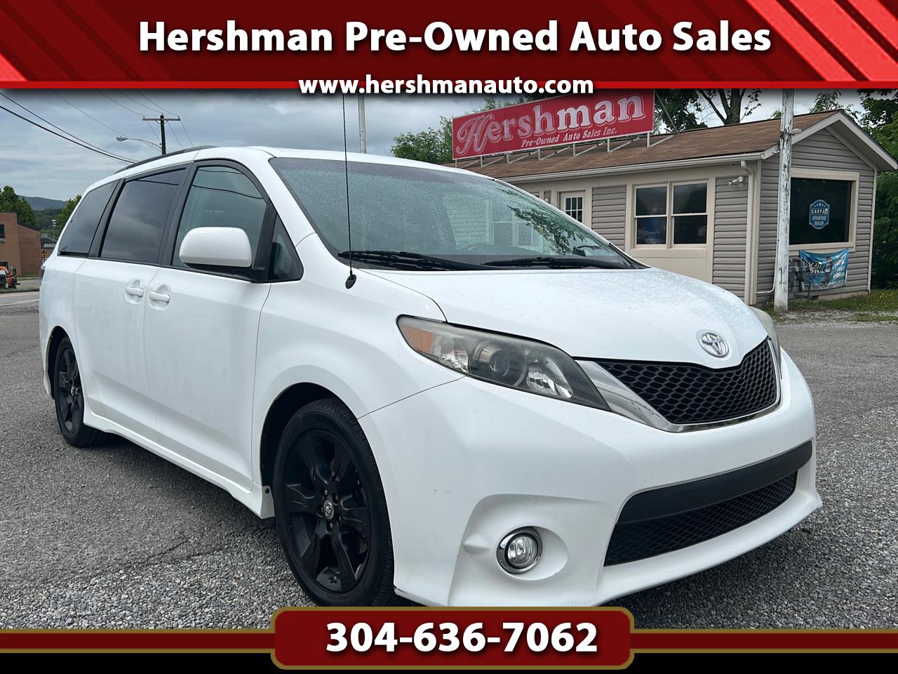 Used 2011 Toyota Sienna 5dr 8Pass Van V6 SE FWD (Natl) for Sale in Elkins WV 26241 Hershman Pre