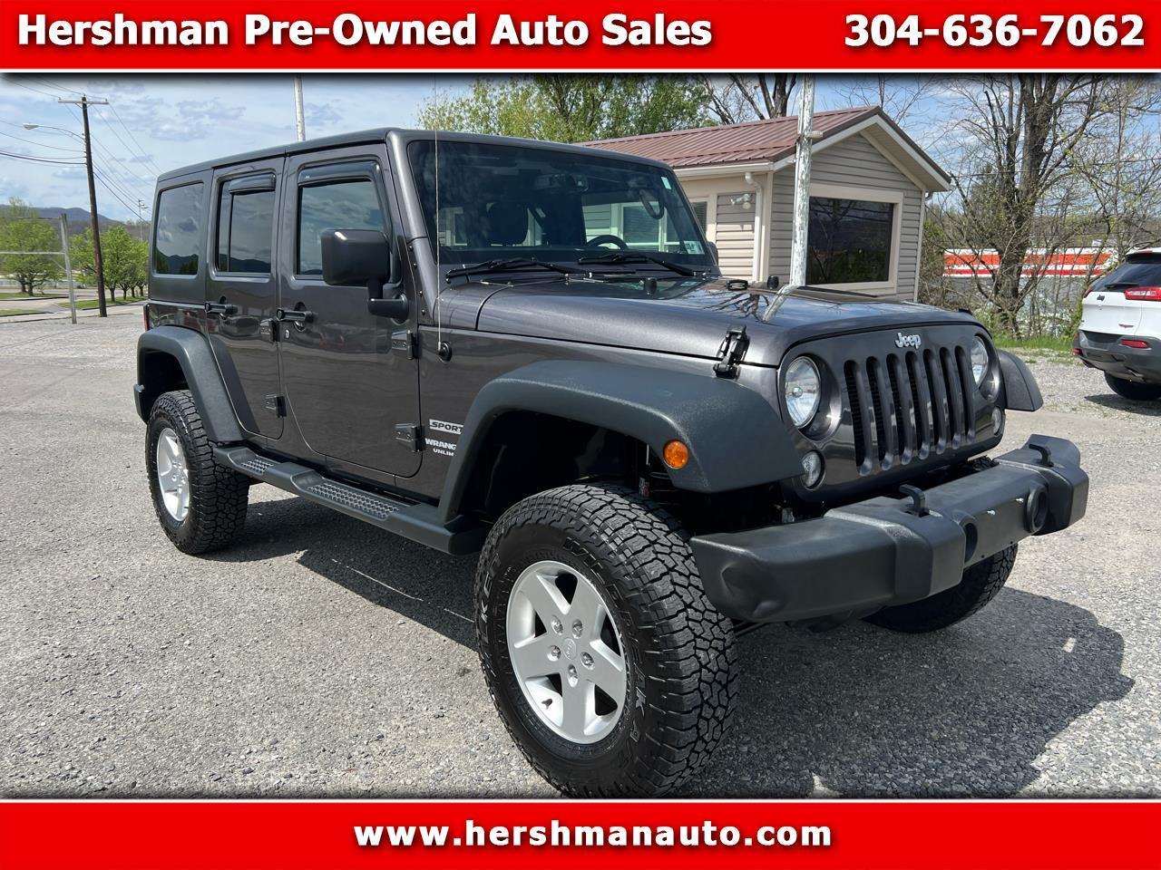2016 Jeep Wrangler Unlimited 4WD 4dr Sport