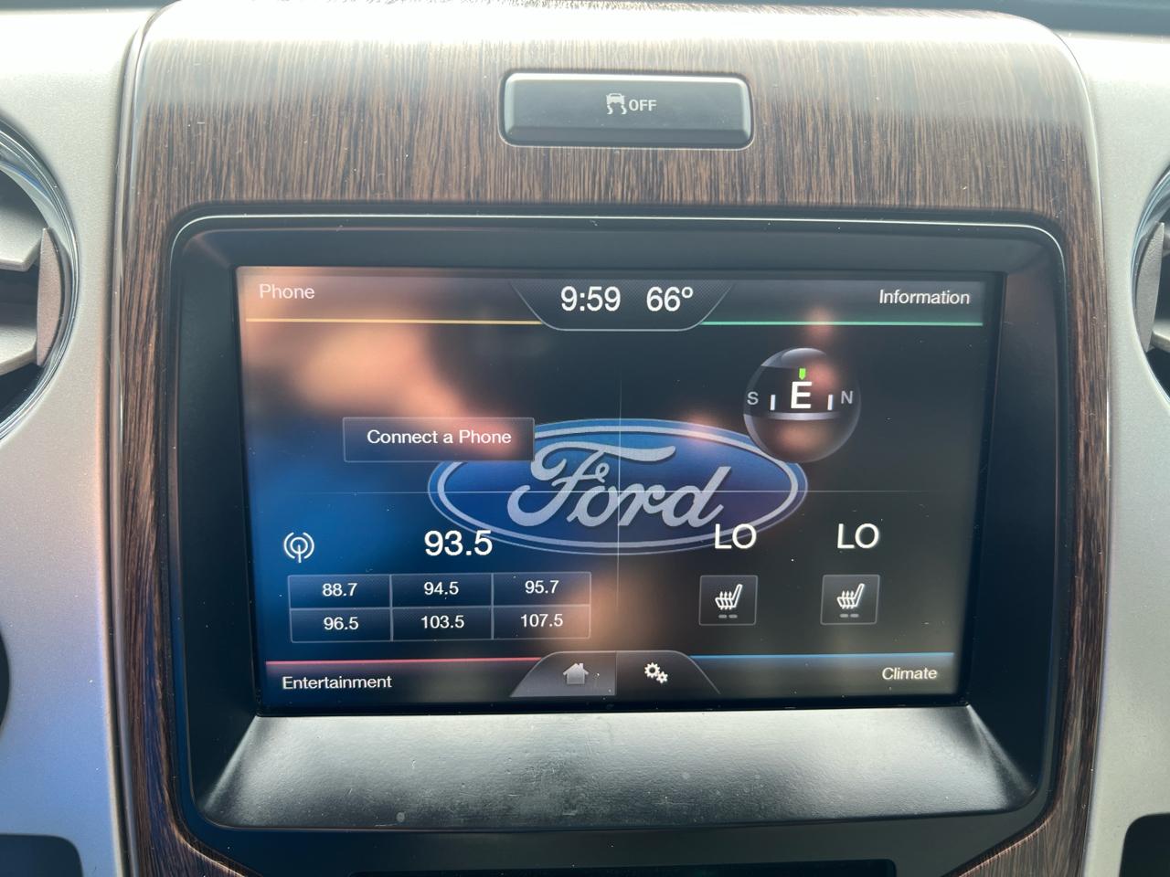 Ford F-150 4WD SuperCrew 145" Lariat 2013