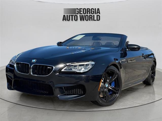 Black 2017 BMW M6 Convertible Rear-Wheel Drive Automatic