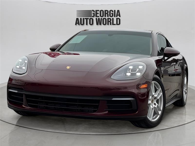 Red (Maroon) 2018 Porsche Panamera Sedan Rear-Wheel Drive 8-Speed Automatic