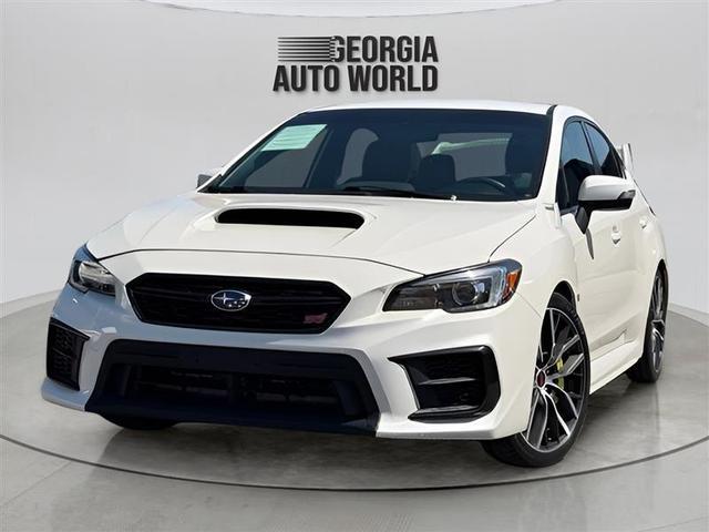 White 2020 Subaru WRX STI AWD Sedan All-Wheel Drive Manual