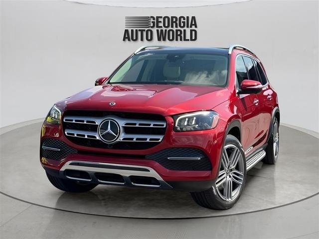 Red 2021 Mercedes-Benz GLS 450 4MATIC SUV / Crossover All-Wheel Drive Automatic