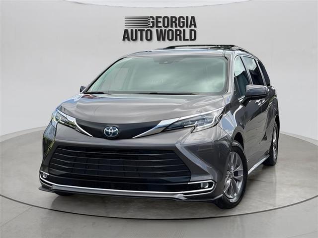Gray 2021 Toyota Sienna Minivan All-Wheel Drive Automatic