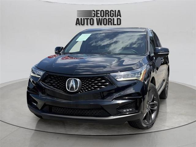 Black 2020 Acura RDX SUV / Crossover Front-Wheel Drive Automatic