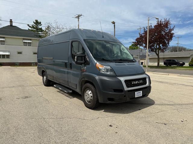 Blue 2020 RAM ProMaster 3500 159 High Roof Extended Cargo Van FWD Van Front-Wheel Drive Automatic