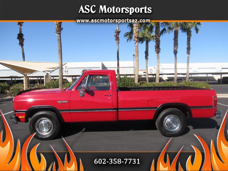 1992 Dodge D250 Reg. Cab 8-ft. Bed 2WD