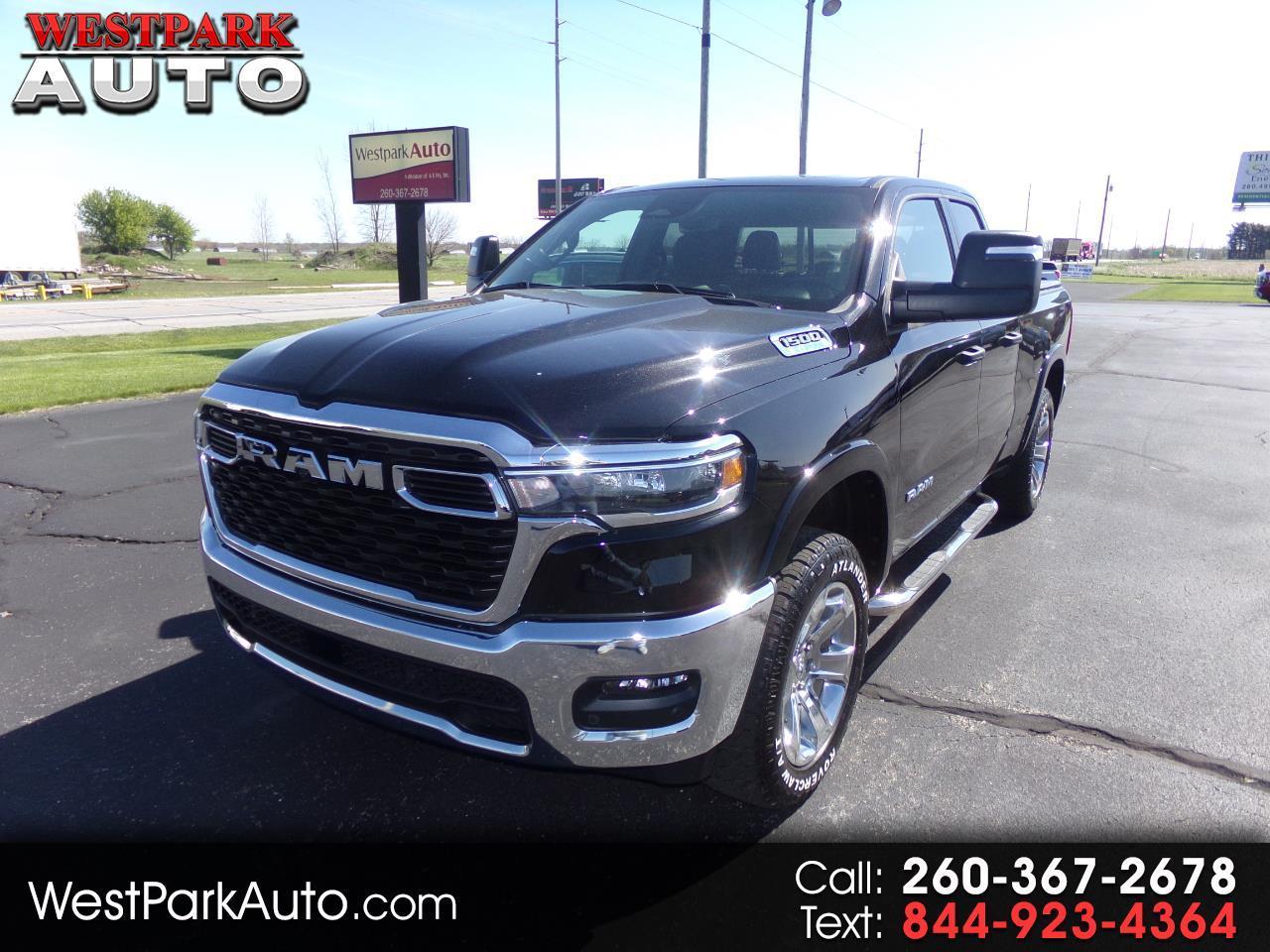 2025 RAM 1500 Big Horn 4x4 Quad Cab 6'4" Box