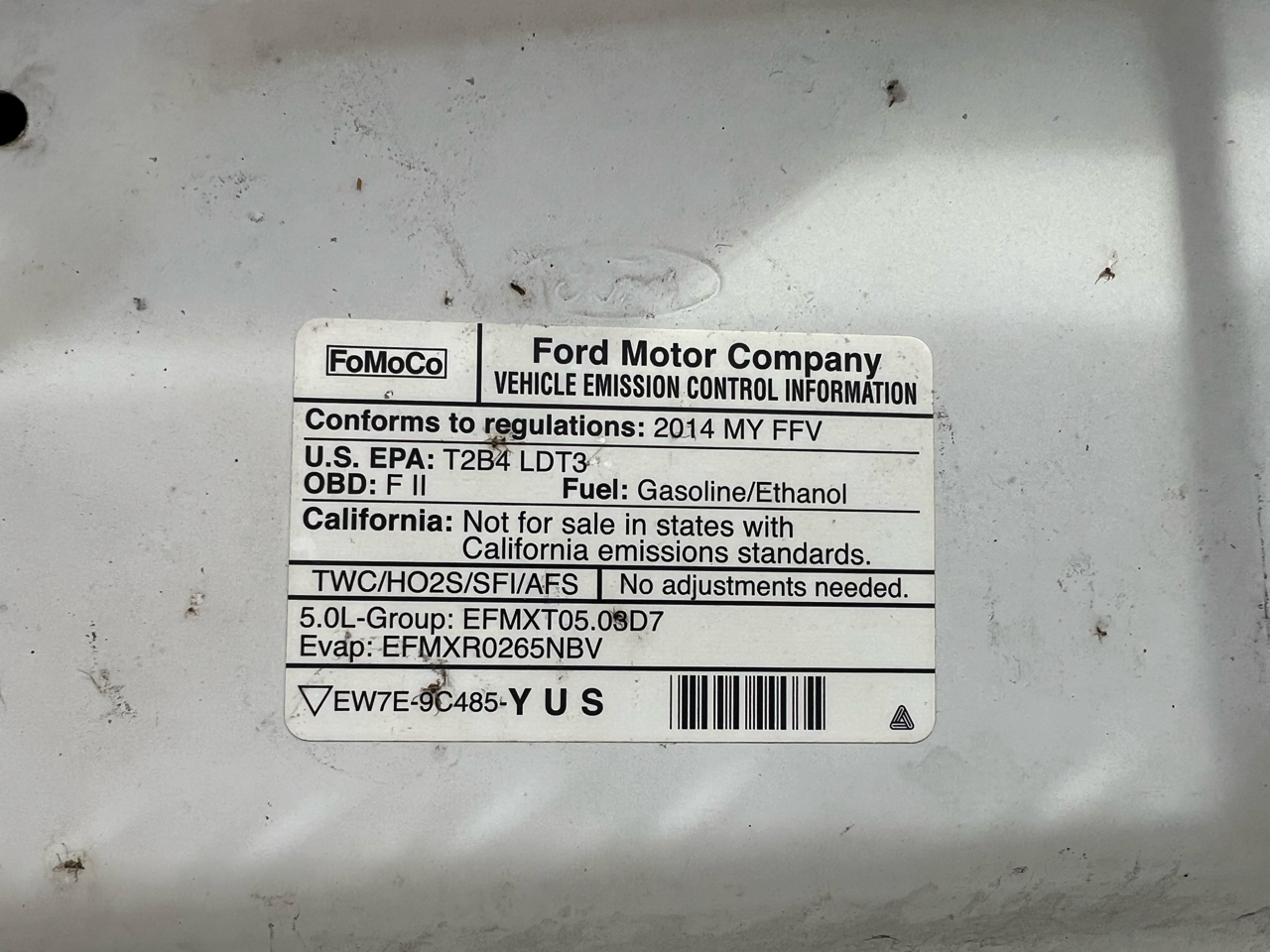 Ford F-150 4WD SuperCab 145" Lariat 2014