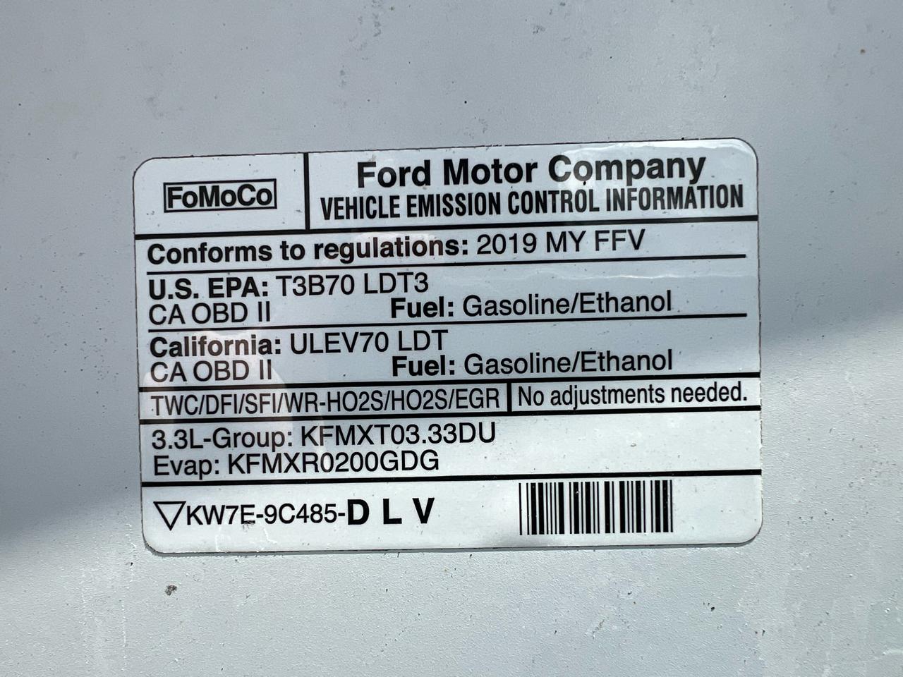 Ford F-150 XLT 2WD Reg Cab 8' Box 2019
