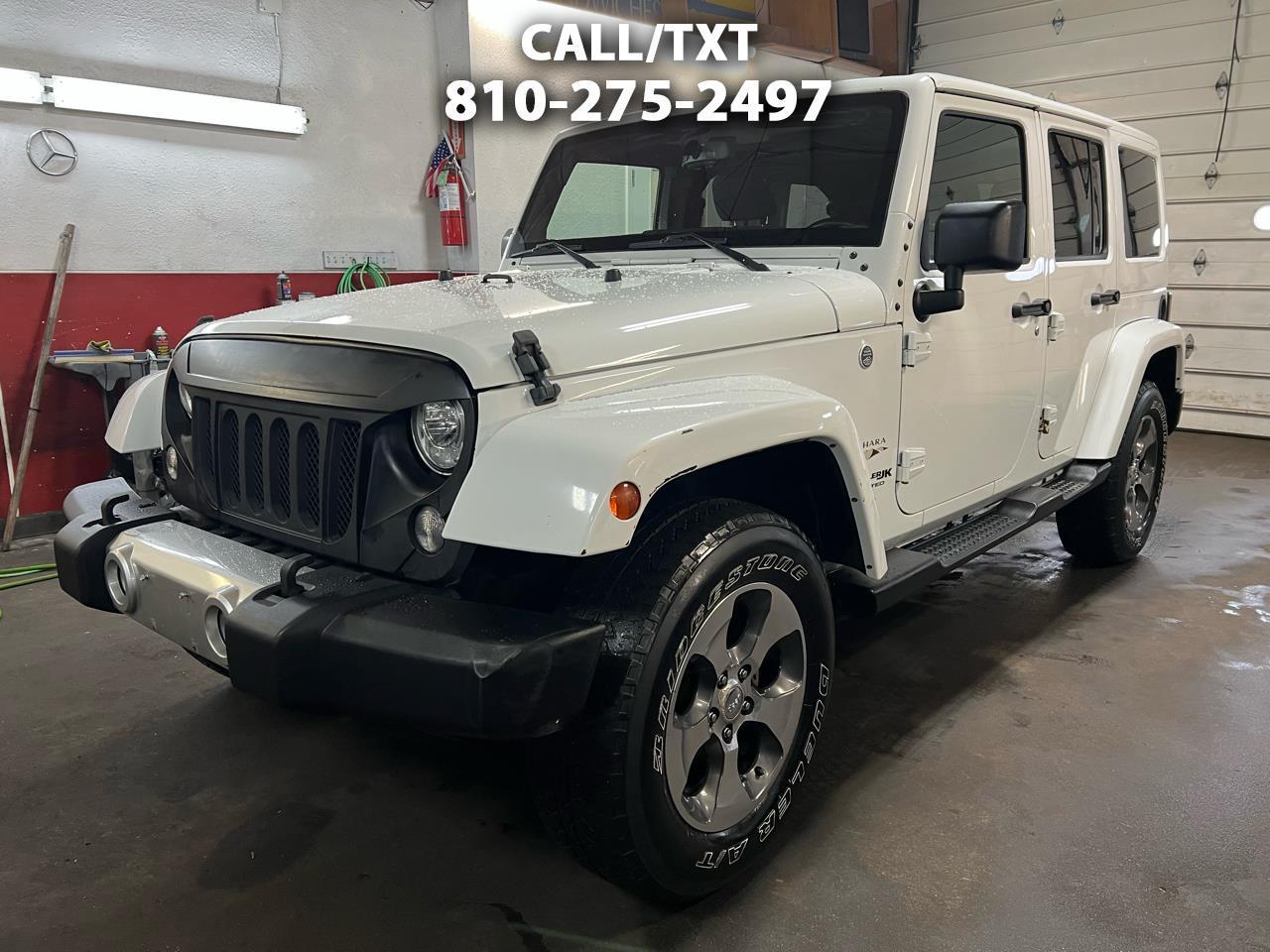 2018 Jeep Wrangler JK Unlimited Sahara 4x4