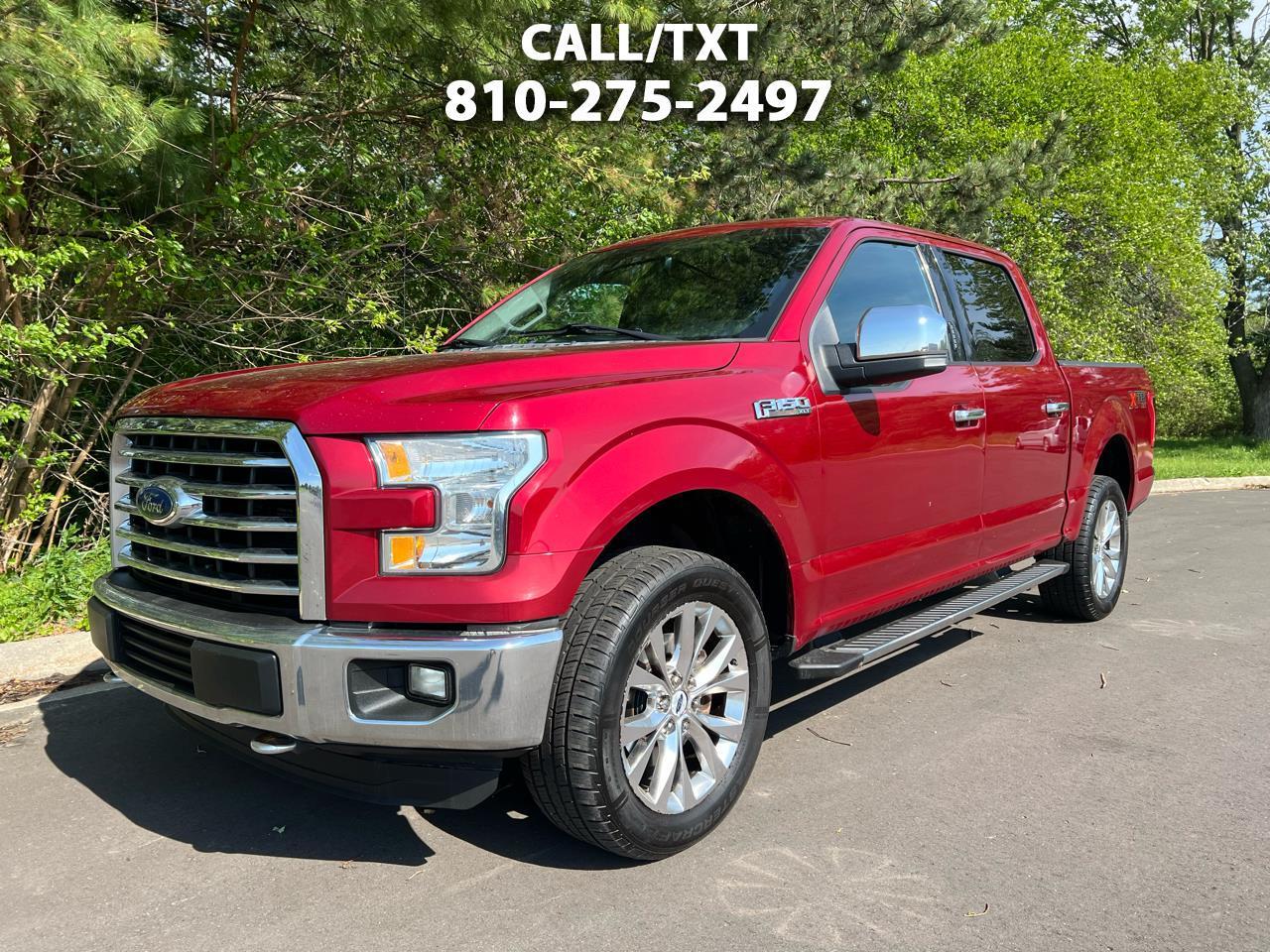 2016 Ford F-150 XLT 4WD SuperCrew 6.5' Box