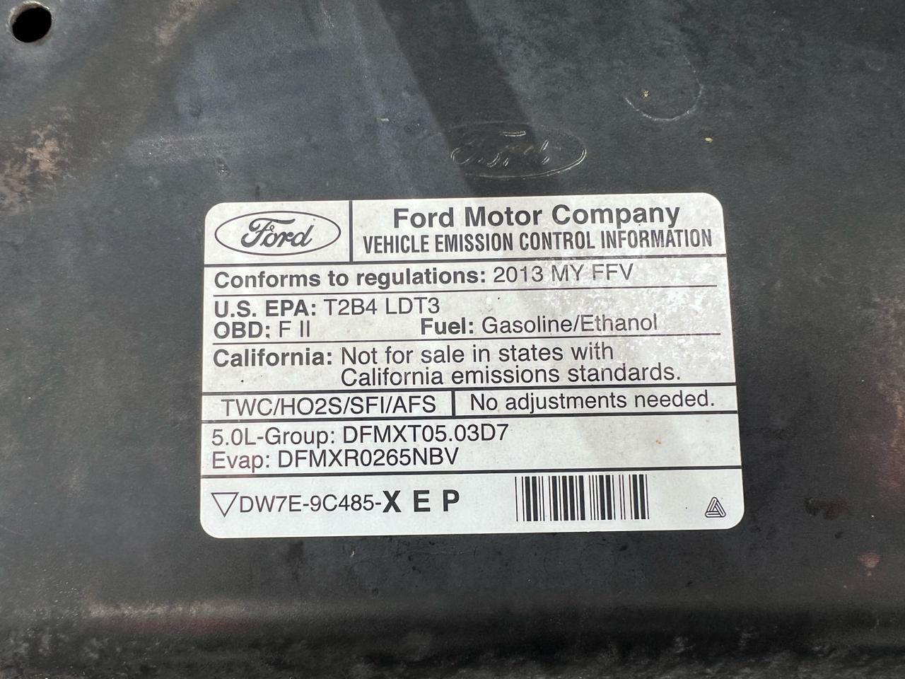 Ford F-150 Lariat SuperCrew 6.5-ft Box 4WD 2013