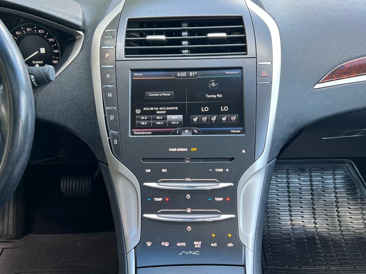 Lincoln MKZ 4dr Sdn AWD 2016