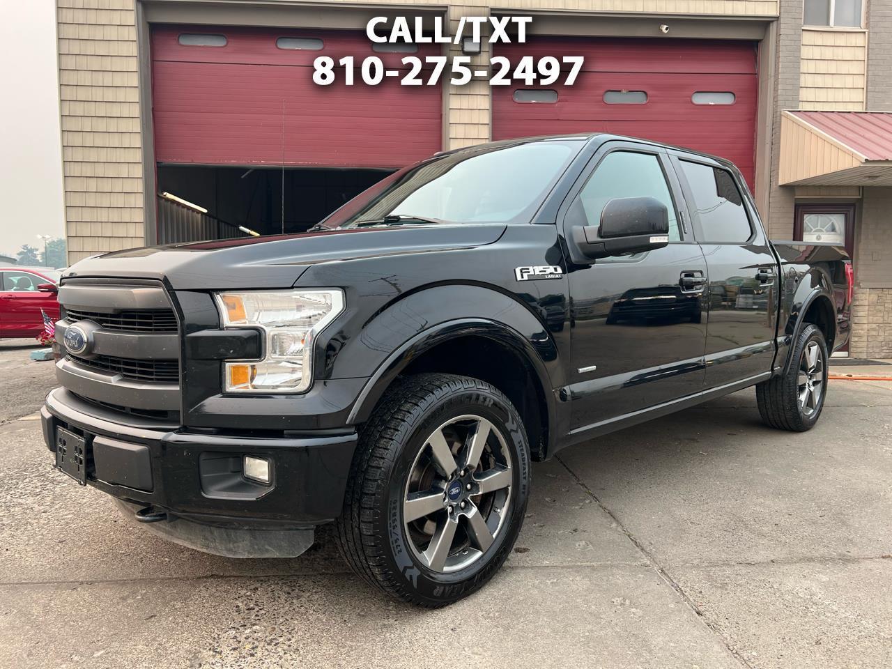 2016 Ford F-150 4WD SuperCrew 145" Lariat