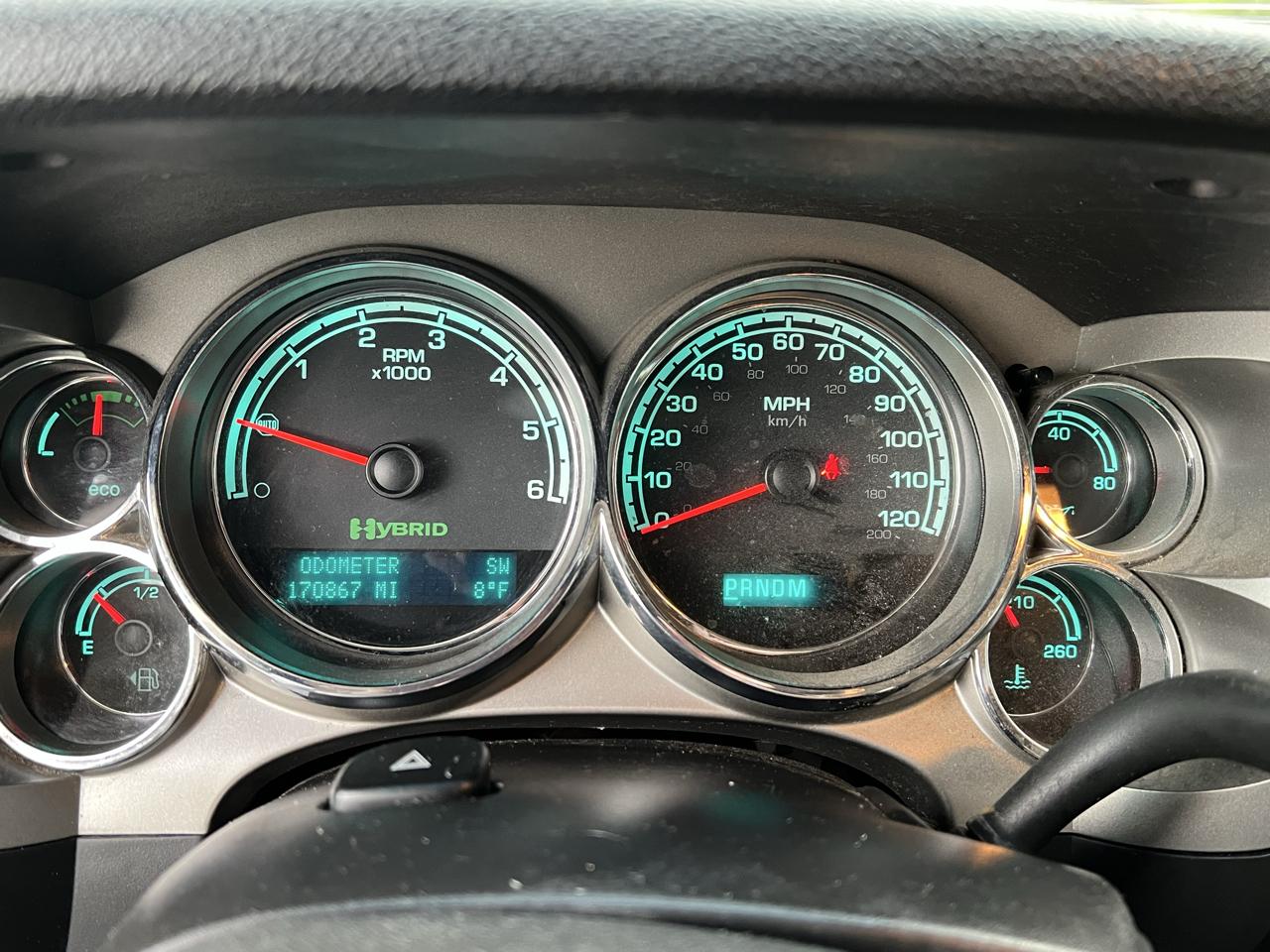 Chevrolet Silverado 1500 Hybrid 4WD Crew Cab 143.5" w/1HY 2013