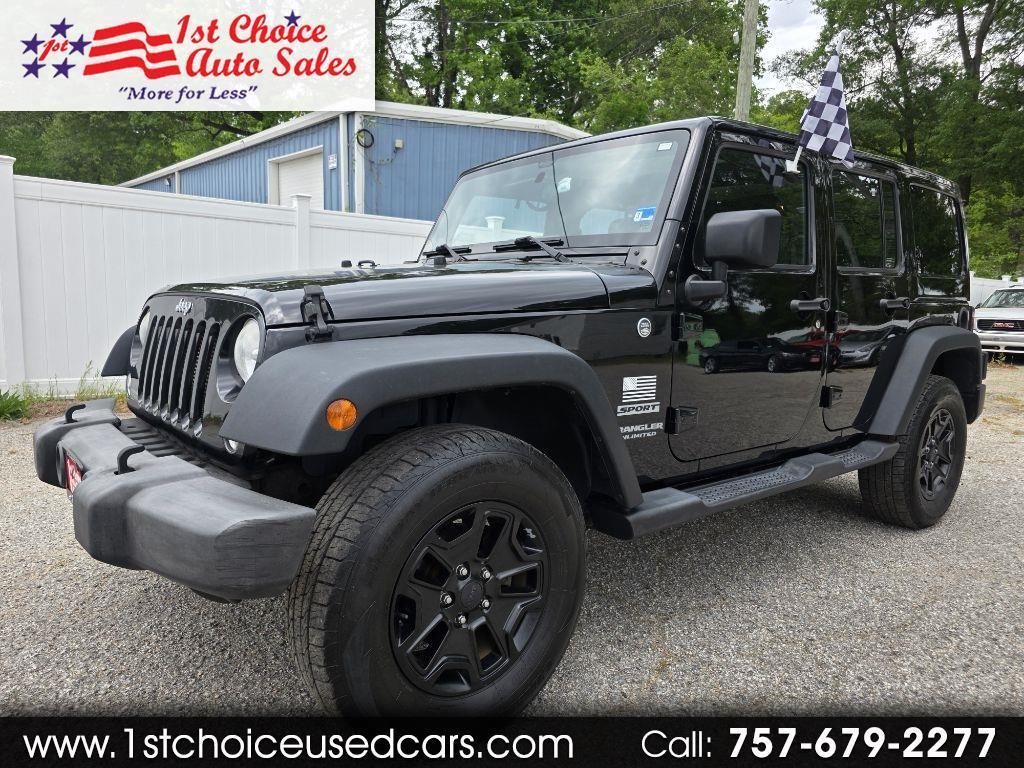 2014 Jeep Wrangler Unlimited 4WD 4dr Sport
