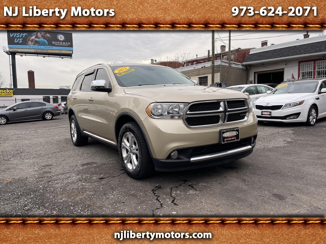 Used 2012 Dodge Durango AWD 4dr Crew for Sale in Newark NJ 07102 NJ Liberty Motors