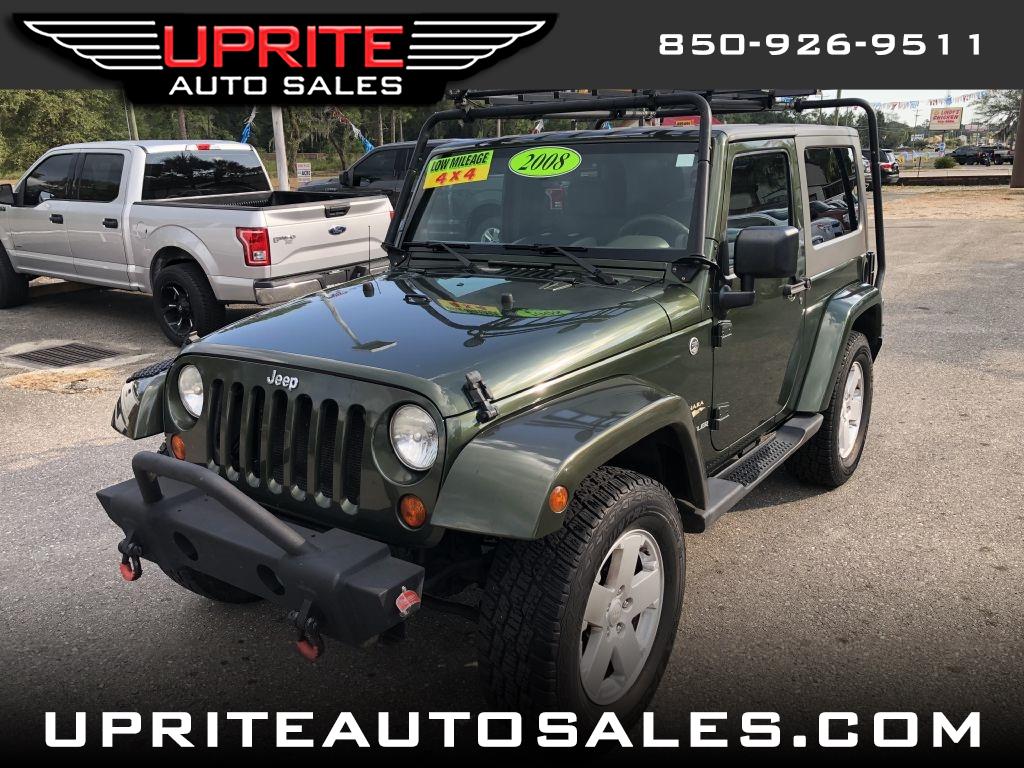 Used 2008 Jeep Wrangler 4WD 2dr Sahara for Sale in Crawfordville FL