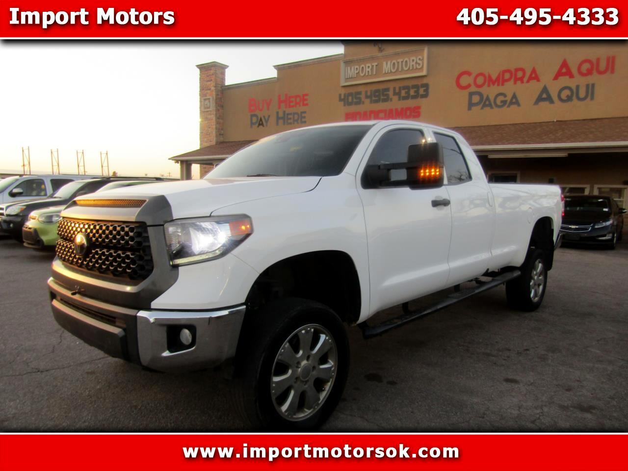 Toyota Tundra SR5 5.7L V8 FFV Double Cab 4WD Long Bed 2018