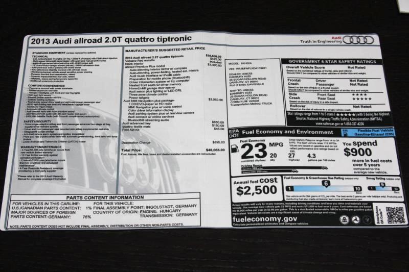 Audi allroad 2.0T Premium quattro Tiptronic 2013