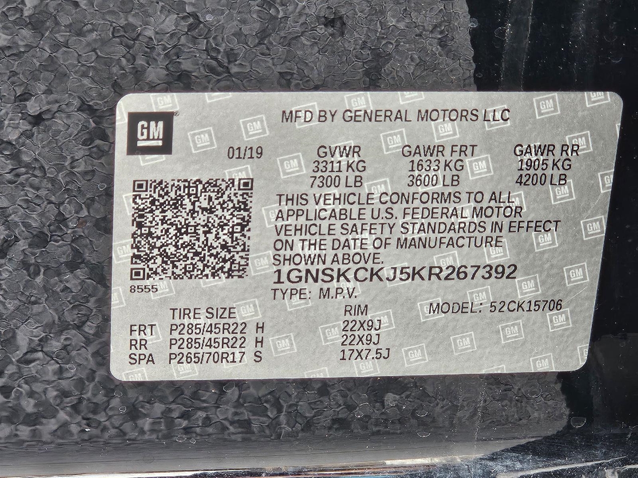 Chevrolet Tahoe Premier 4WD 2019