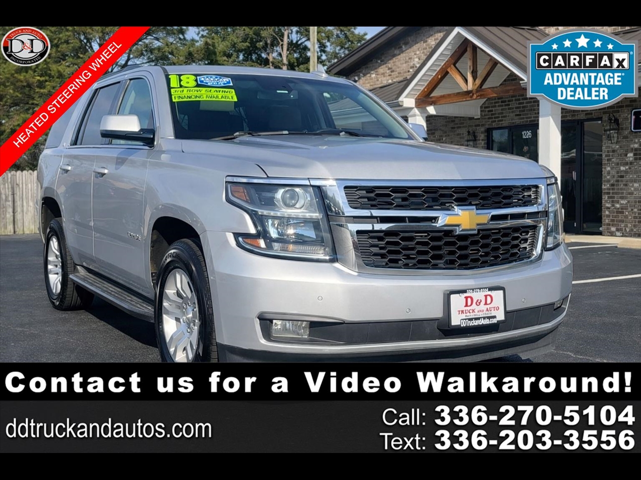 2018 Chevrolet Tahoe LT 2WD