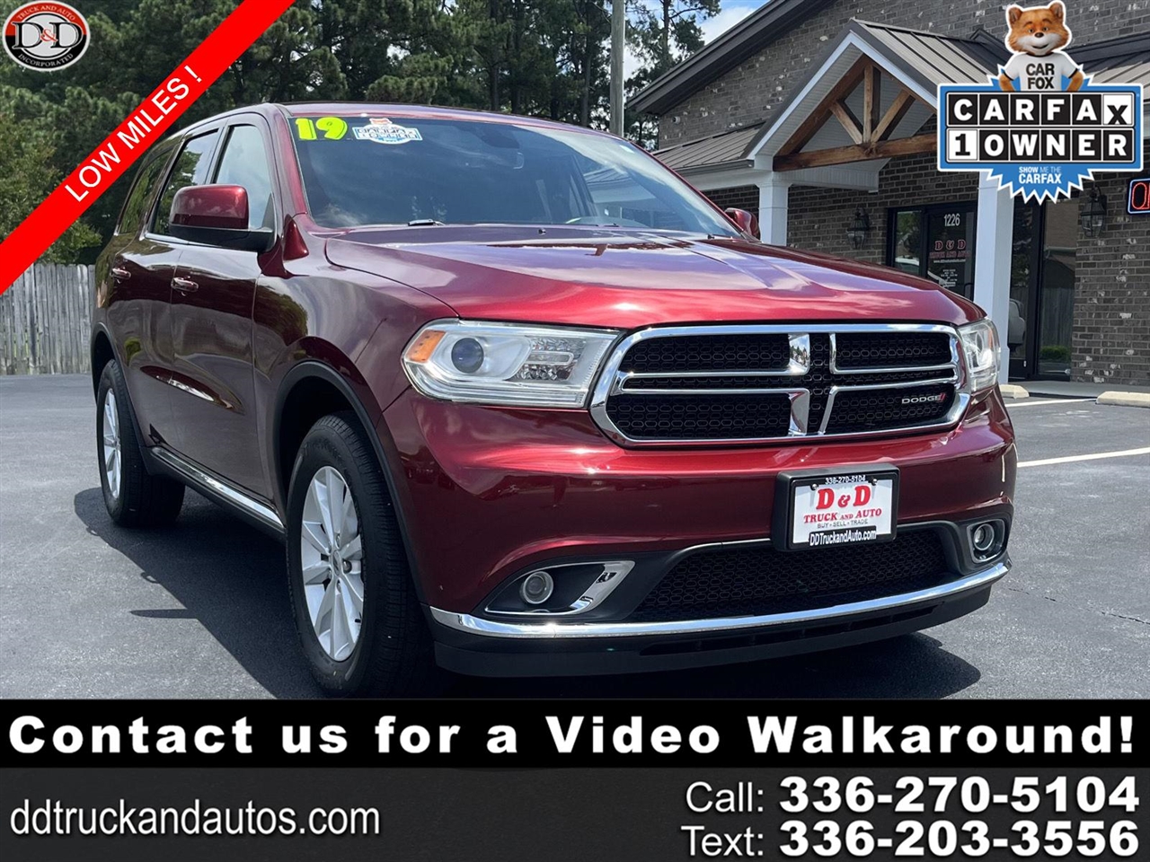 2019 Dodge Durango SXT AWD
