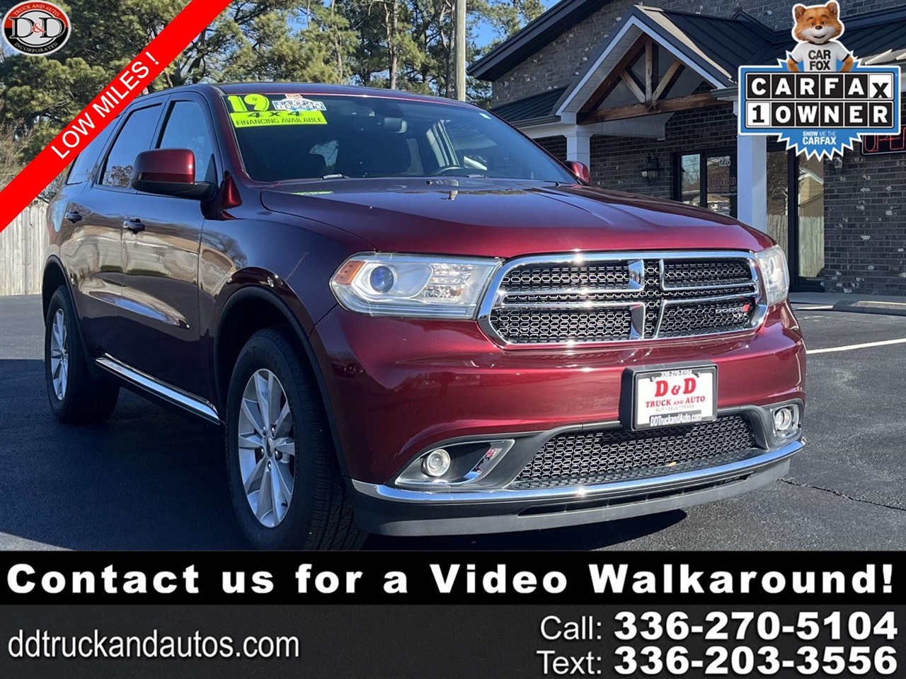 2019 Dodge Durango SXT AWD