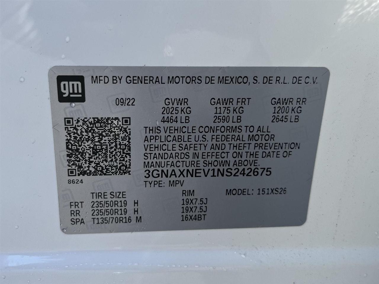 Chevrolet Equinox Premier 2022