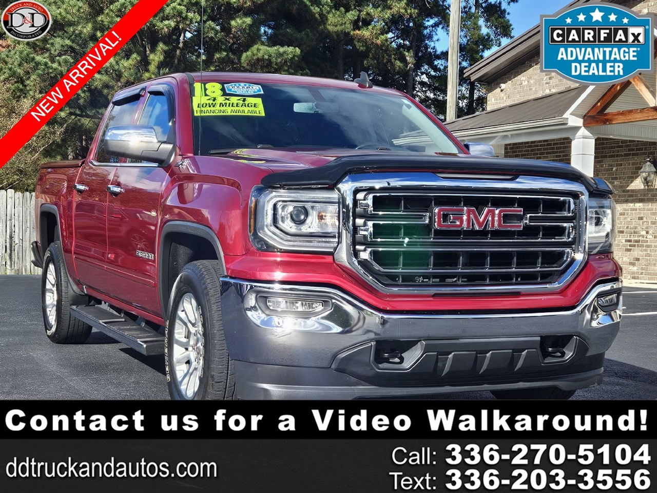 2018 GMC Sierra 1500 SLE Crew Cab 4WD