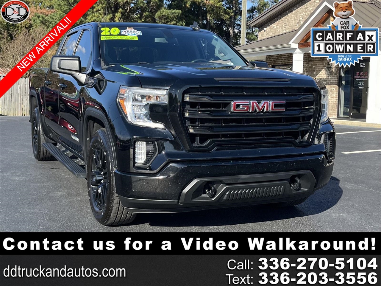 GMC Sierra 1500 Elevation Crew Cab 2WD 2020 GMC Sierra 1500 Elevation Crew Cab 2WD 2020