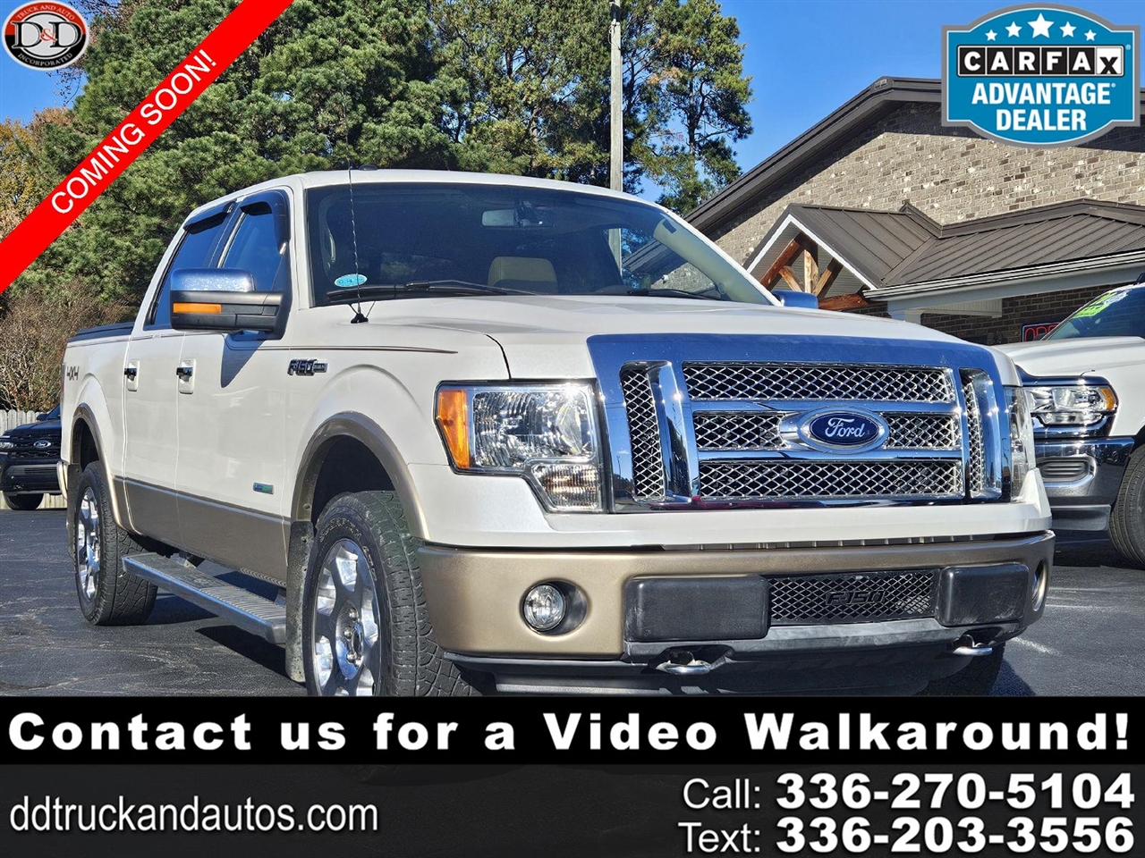 2012 Ford F-150 Lariat SuperCrew 5.5-ft. Bed 4WD
