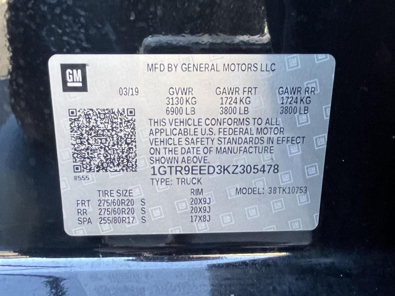 GMC Sierra 1500 AT4 Double Cab 4WD 2019