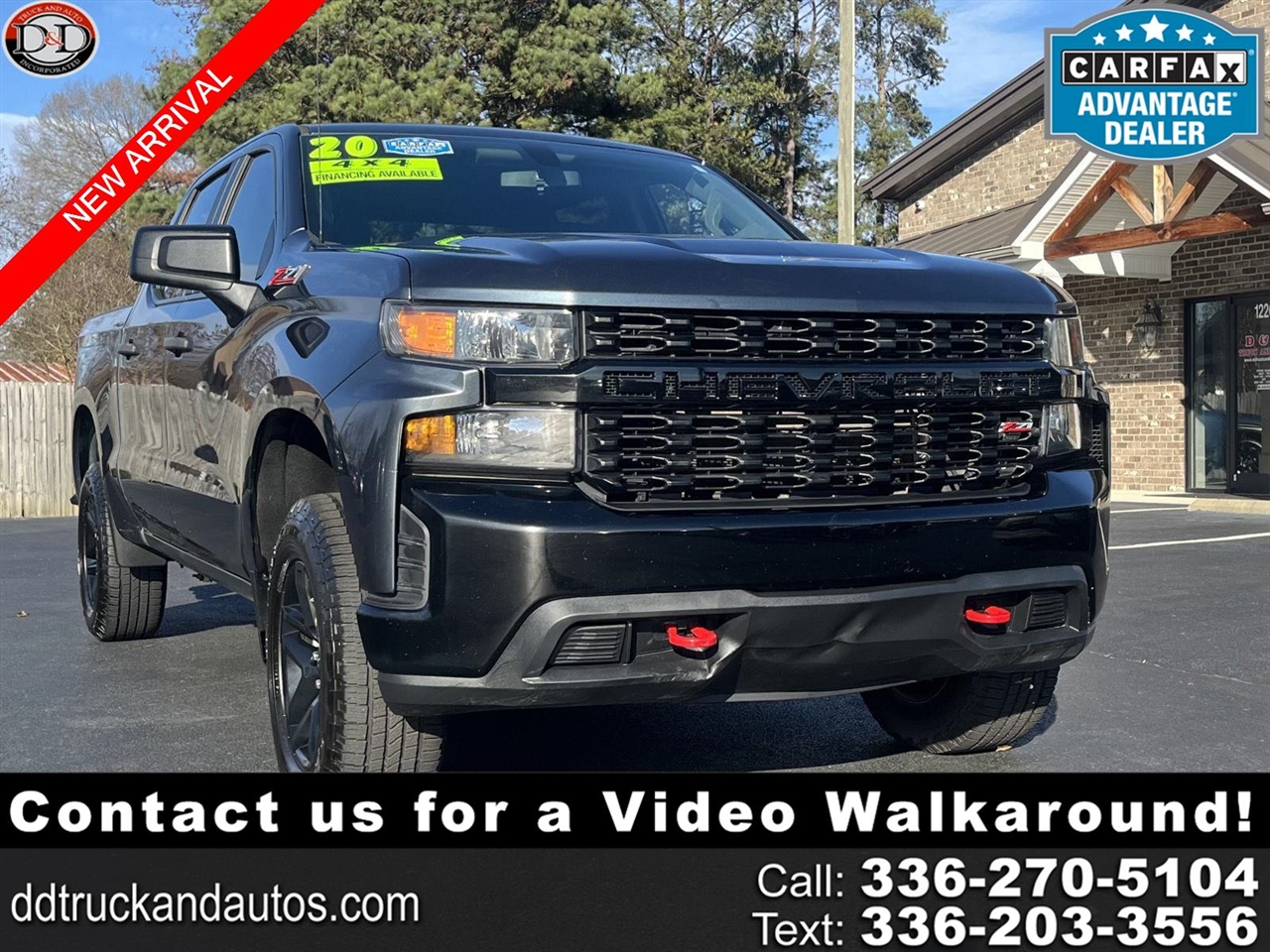 2020 Chevrolet Silverado 1500 Custom Trail Boss Crew Cab Long Box 4WD
