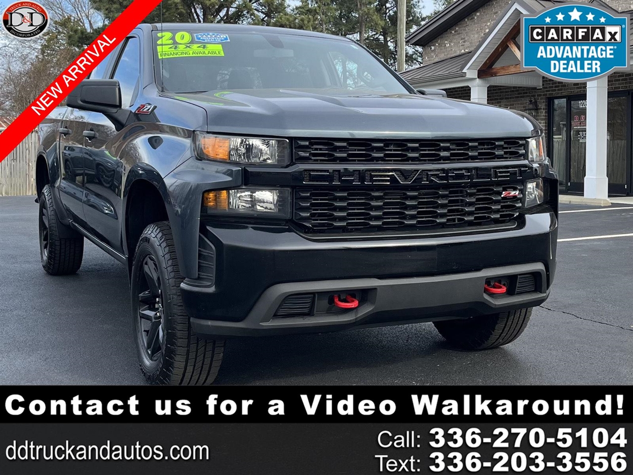 2020 Chevrolet Silverado 1500 Custom Trail Boss Crew Cab Short Box 4WD