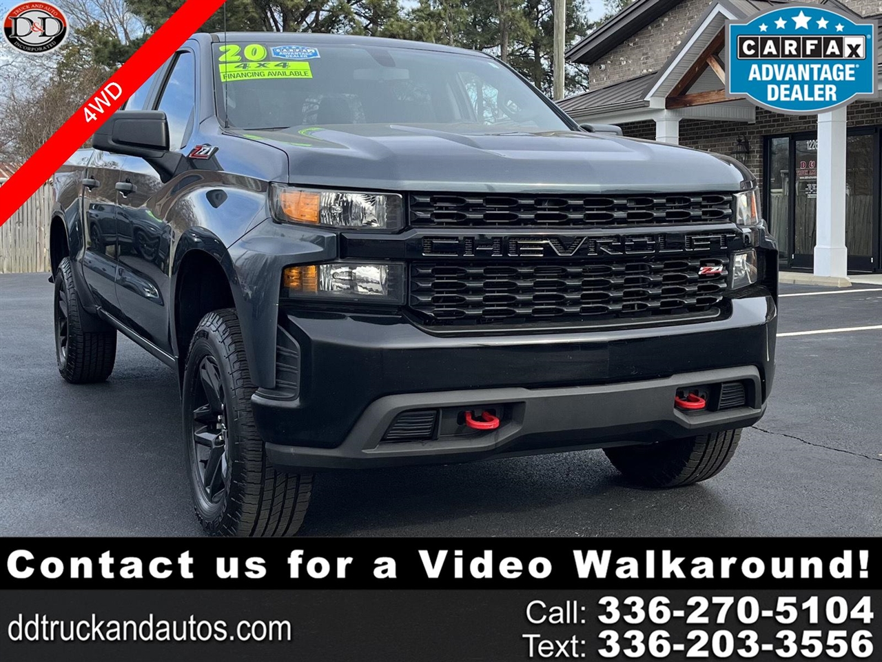 2020 Chevrolet Silverado 1500 Custom Trail Boss Crew Cab Short Box 4WD
